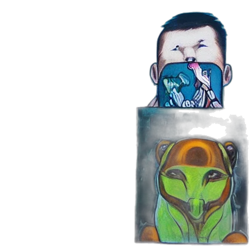 mask, jacket, robot, face transparent PNG cut-out