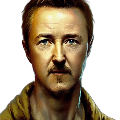 face, photorealistic, comic book art, fantasy art transparent PNG cut-out