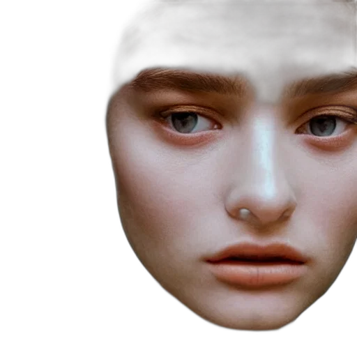 face, mask, robot, creature transparent PNG cut-out