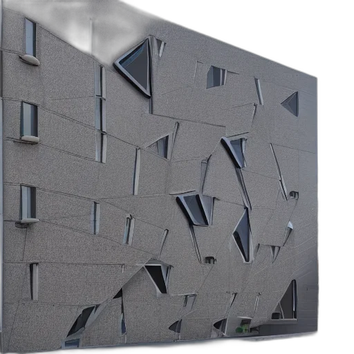 building, umbrella, 3d render, concept art transparent PNG cut-out