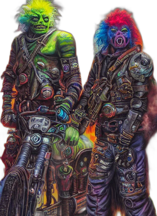 jacket, robot, mask, staff transparent PNG cut-out