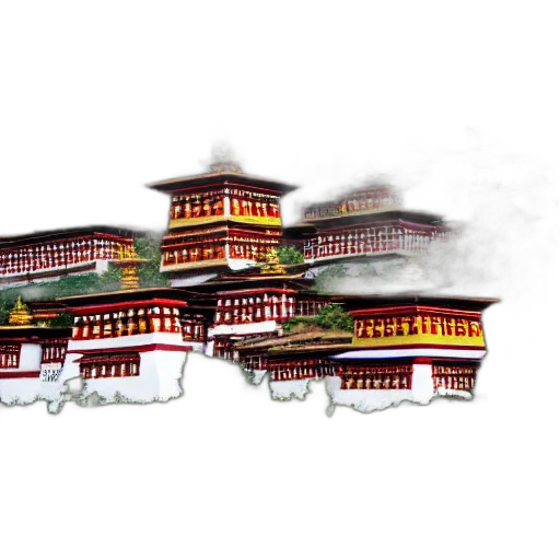 building, photorealistic, concept art, 3d render transparent PNG cut-out