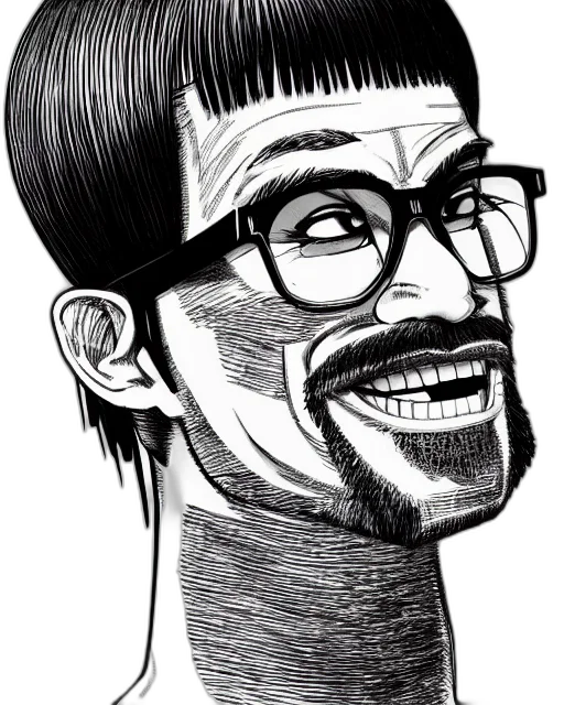 face, staff, cartoon, comic book art transparent PNG cut-out