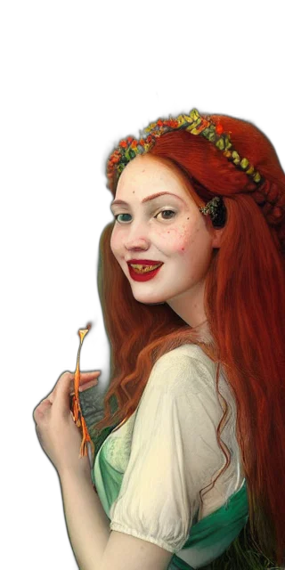 jewelry, crown, face, staff transparent PNG cut-out