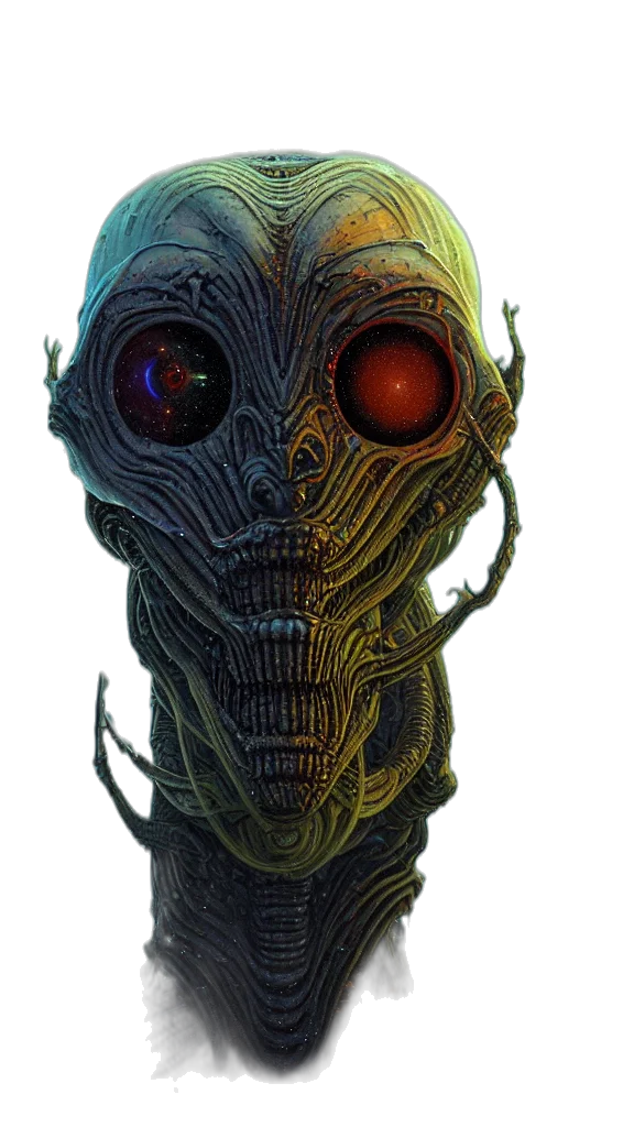 mask, robot, face, creature transparent PNG cut-out