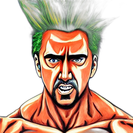 hair, face, animal, comic book art transparent PNG cut-out
