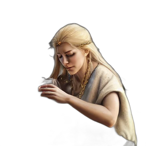 dragon, jewelry, face, dress transparent PNG cut-out