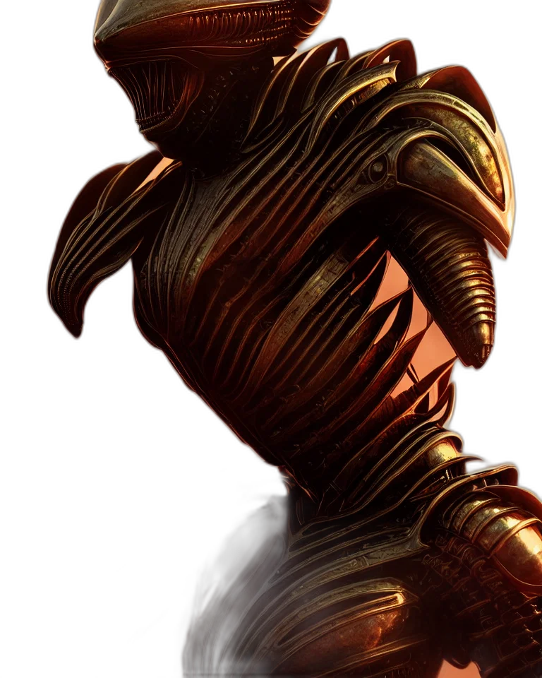 robot, creature, mask, hair transparent PNG cut-out