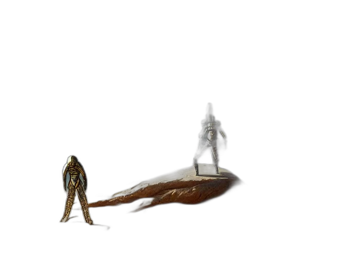 sword, staff, weapon, creature transparent PNG cut-out
