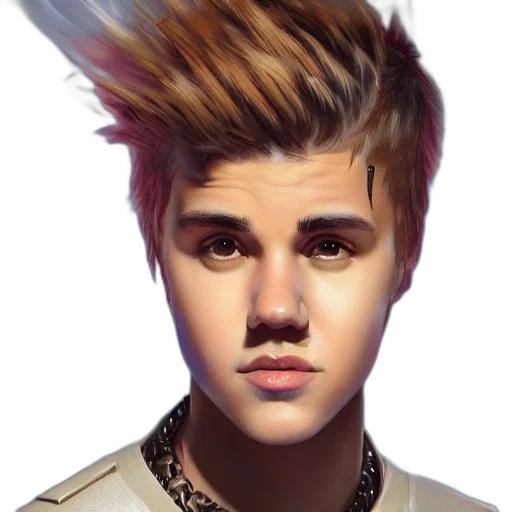 hair, face, photorealistic, cartoon transparent PNG cut-out