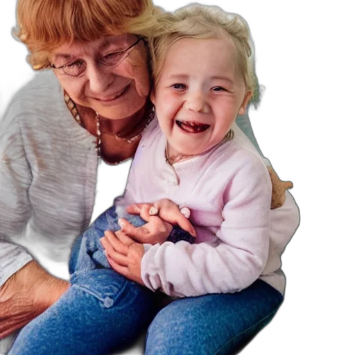 face, photorealistic, elderly, lady transparent PNG cut-out
