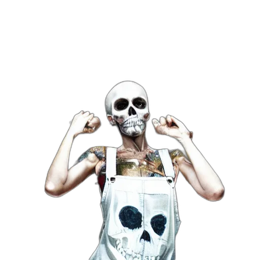 mask, robot, dress, face transparent PNG cut-out