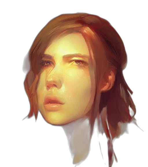 face, mask, hair, robot transparent PNG cut-out