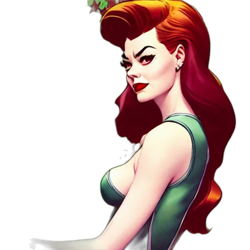 crown, dress, comic book art, cartoon transparent PNG cut-out
