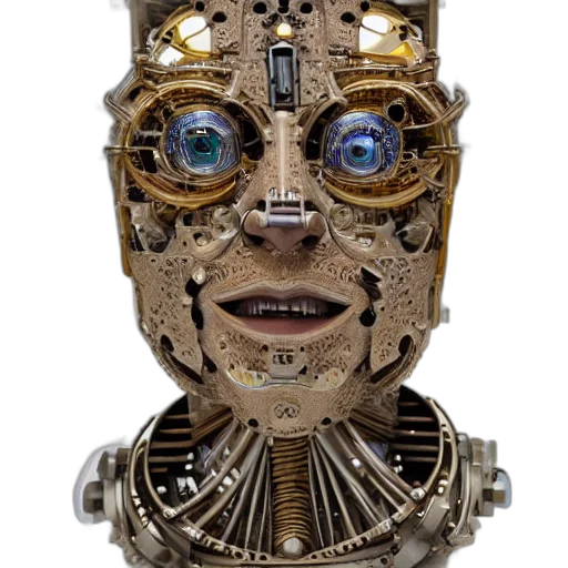 robot, mask, face, jewelry transparent PNG cut-out