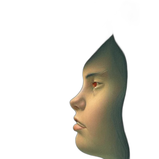 face, mask, crown, robot transparent PNG cut-out