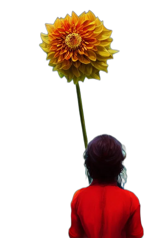 flower, staff, umbrella, crown transparent PNG cut-out