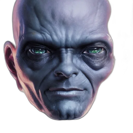 face, mask, creature, robot transparent PNG cut-out
