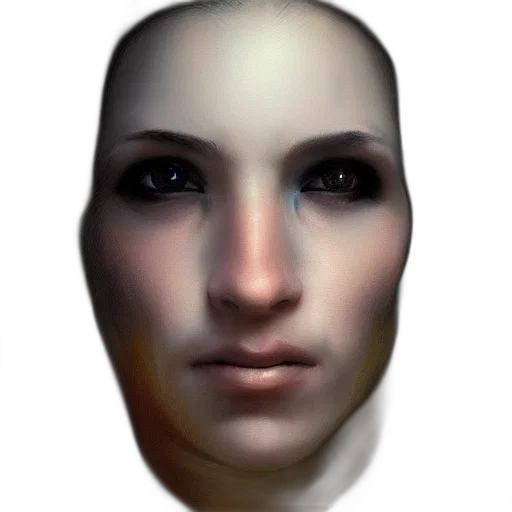 face, mask, robot, creature transparent PNG cut-out