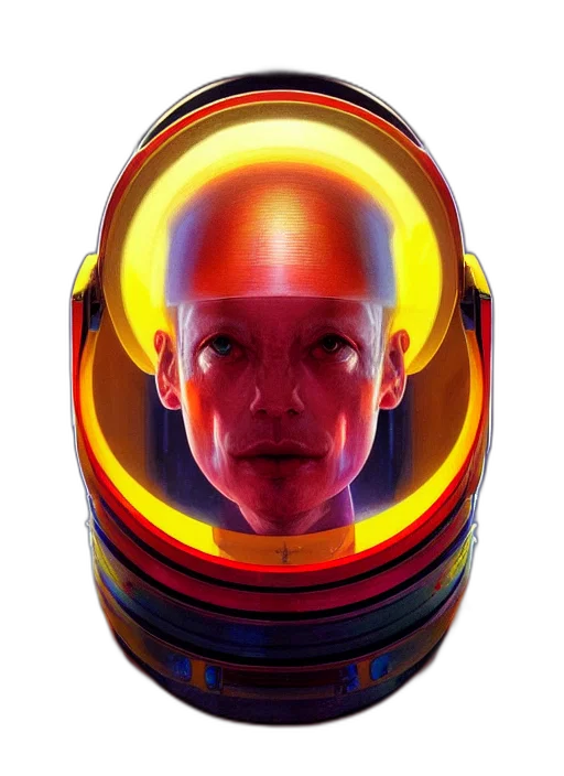 robot, face, mask, creature transparent PNG cut-out