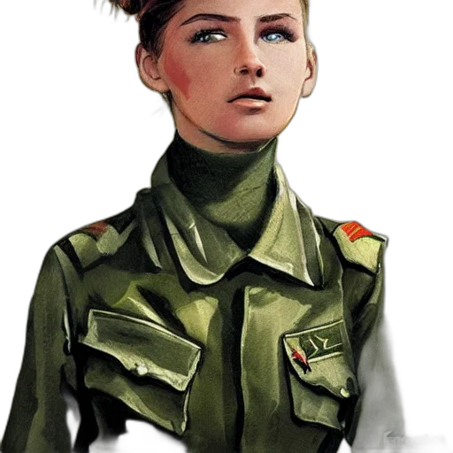 jacket, staff, face, weapon transparent PNG cut-out