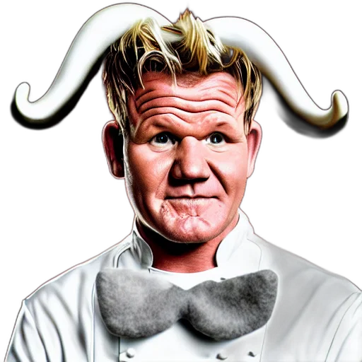 food, staff, face, photorealistic transparent PNG cut-out