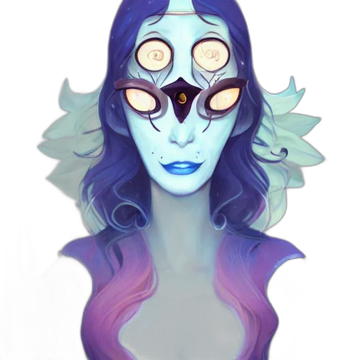 mask, creature, face, crown transparent PNG cut-out