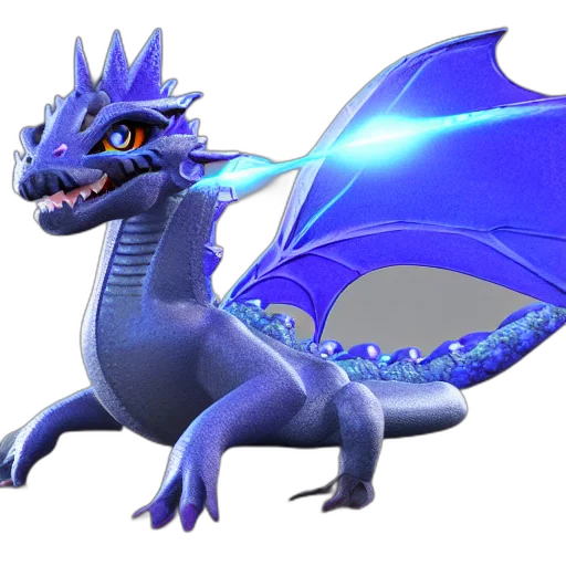 dragon, animal, creature, weapon transparent PNG cut-out
