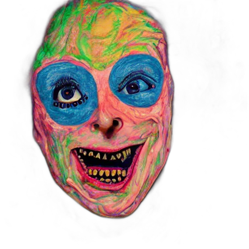 mask, face, creature, jewelry transparent PNG cut-out
