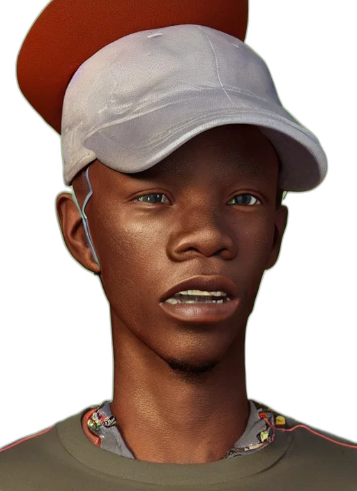 face, hat, staff, animal transparent PNG cut-out