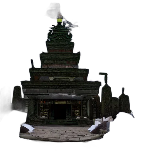 crown, building, hat, robot transparent PNG cut-out