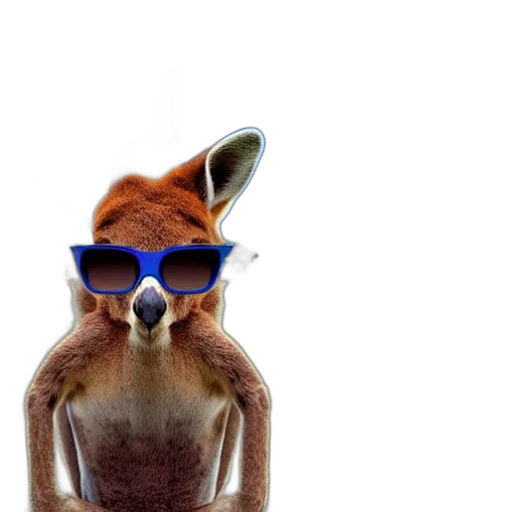 animal, creature, hat, staff transparent PNG cut-out