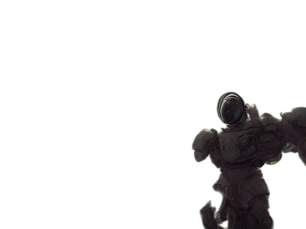 robot, weapon, staff, sword transparent PNG cut-out