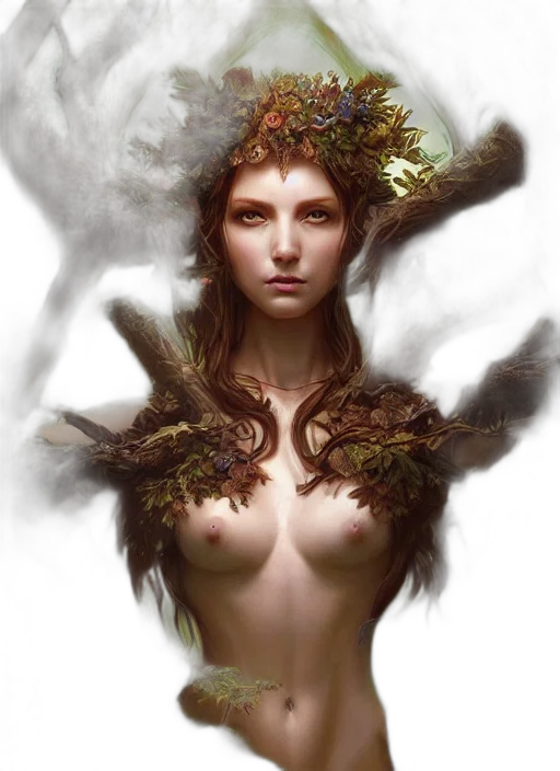 crown, fantasy art, concept art, photorealistic transparent PNG cut-out
