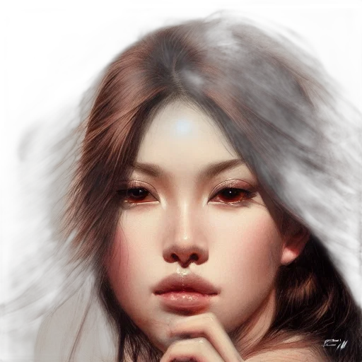 face, mask, photorealistic, oil painting transparent PNG cut-out