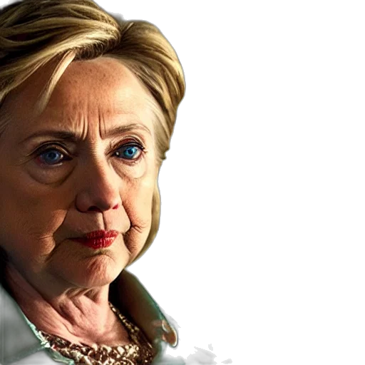face, cinematic, shot, hillary transparent PNG cut-out