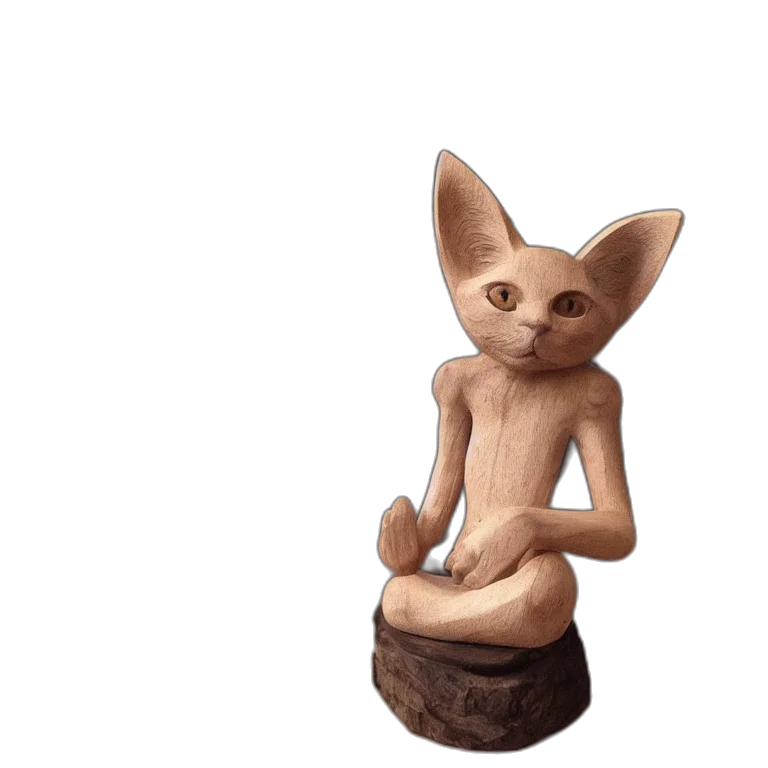 staff, animal, 3d render, photorealistic transparent PNG cut-out