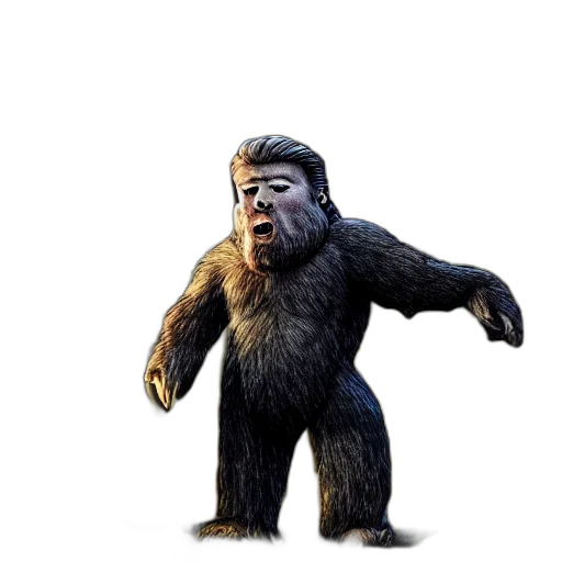 creature, animal, mask, staff transparent PNG cut-out