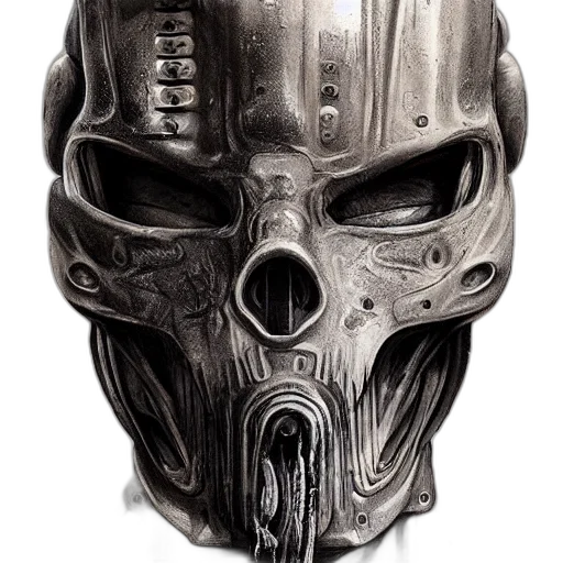 mask, face, concept art, fantasy art transparent PNG cut-out