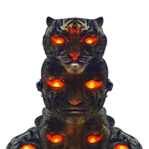 mask, robot, face, creature transparent PNG cut-out