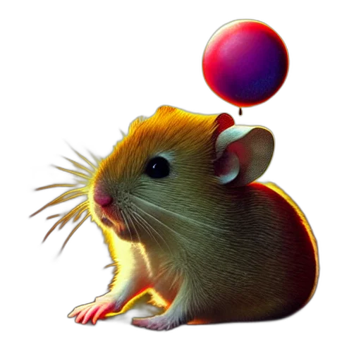 animal, creature, 3d render, concept art transparent PNG cut-out