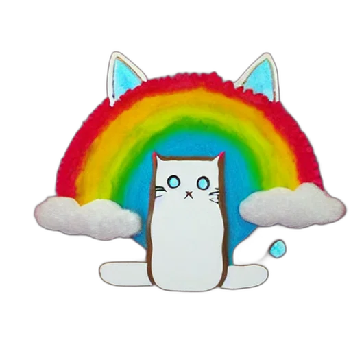 hat, staff, umbrella, pixel art transparent PNG cut-out