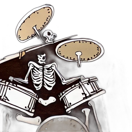 jewelry, concept art, cartoon, skeleton transparent PNG cut-out