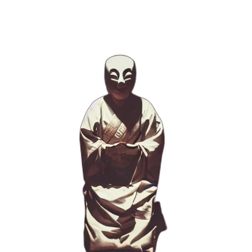 mask, creature, jacket, dress transparent PNG cut-out