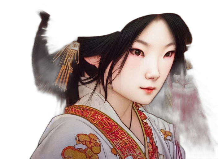 staff, dragon, fantasy art, photorealistic transparent PNG cut-out