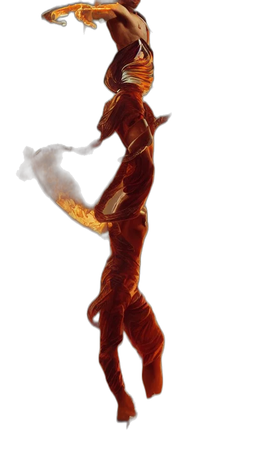 dragon, staff, creature, animal transparent PNG cut-out