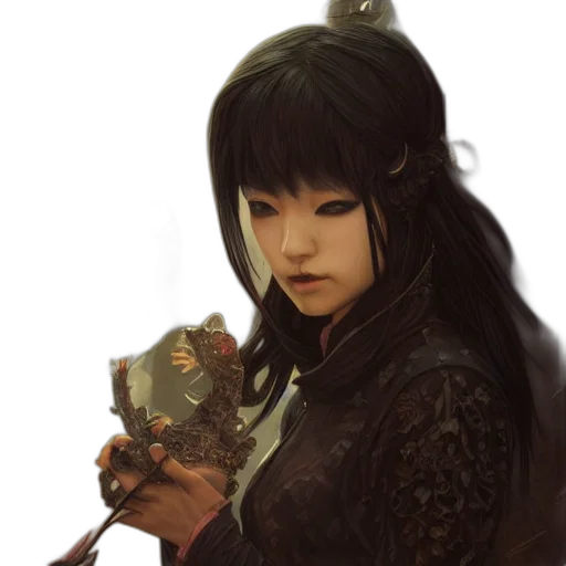 staff, weapon, face, dragon transparent PNG cut-out