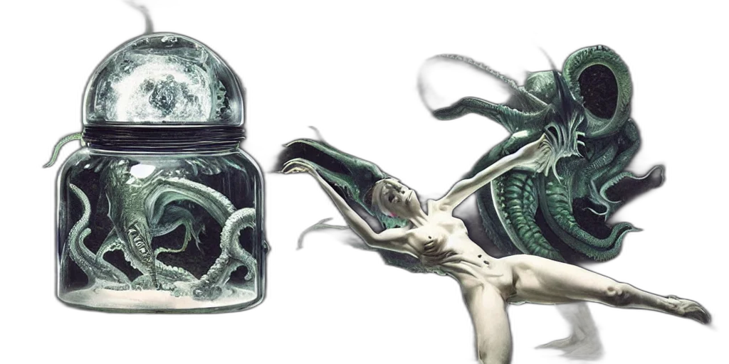 creature, concept art, fantasy art, 3d render transparent PNG cut-out