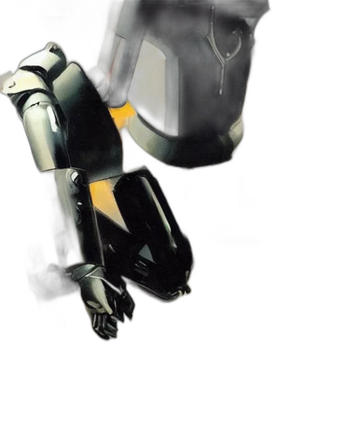 robot, mask, weapon, concept art transparent PNG cut-out