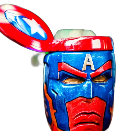 mask, weapon, jewelry, 3d render transparent PNG cut-out